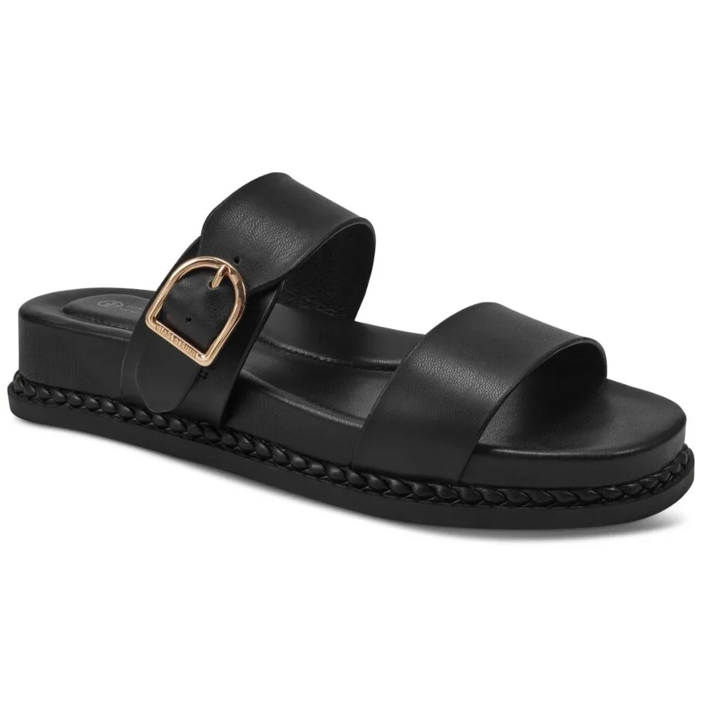 Giani Bernini Women's Gianaa Memory Foam Double Band Footbed Sandals - Picture 7 of 7